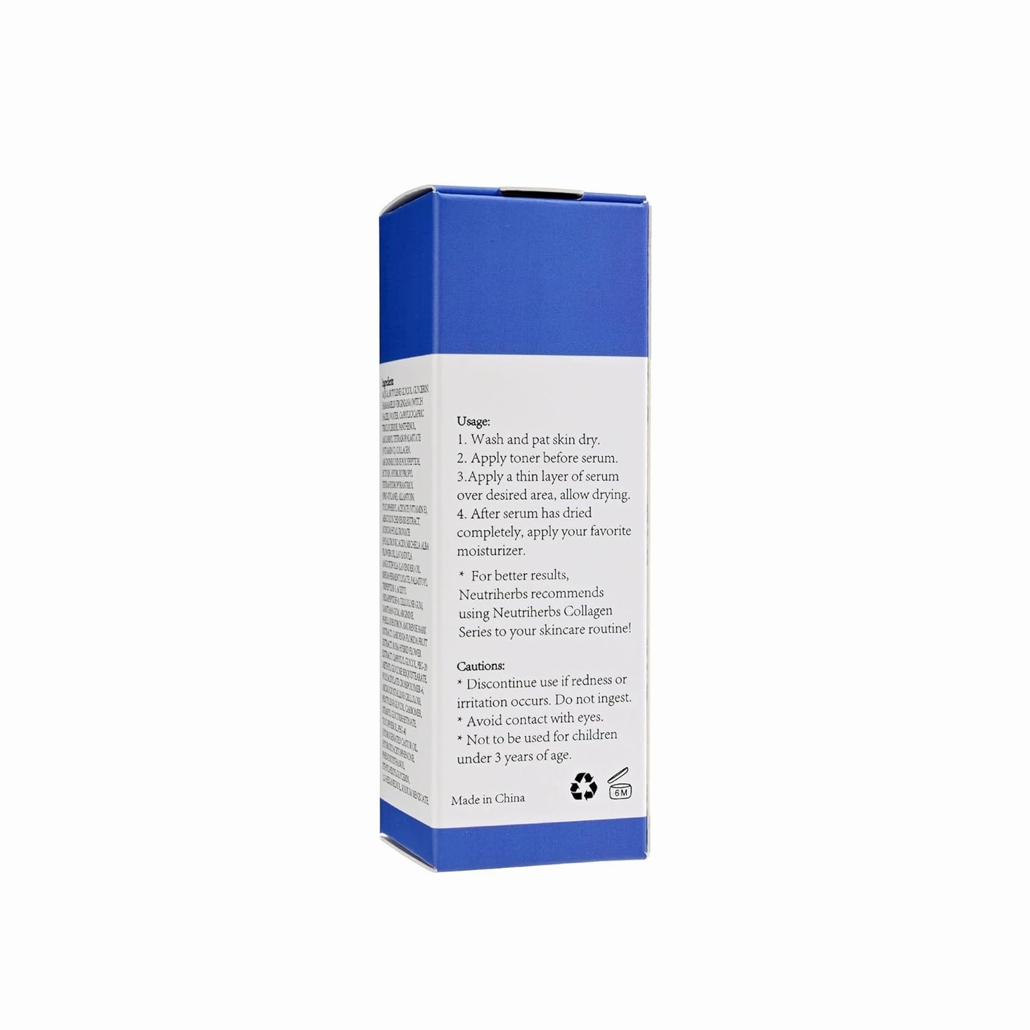 Neutriherbs Collagen Peptide Serum, Collagen Booster To Firm, Lift Facial Skin, Anti Aging Serum Helps Reduce Fine Lines & Wrinkles,Improve Skin Elasticity - 1fl oz