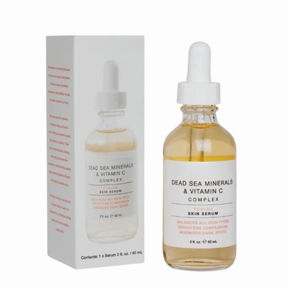 Newly Balancing Dead Sea Minerals & Vitamin C Toning Serum, All Skin Types, 2 fl oz (Pack of 1)