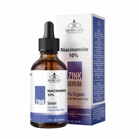 Niacinamide 10%   Zink 1% Serum 1 oz by Morgan Cosmetics