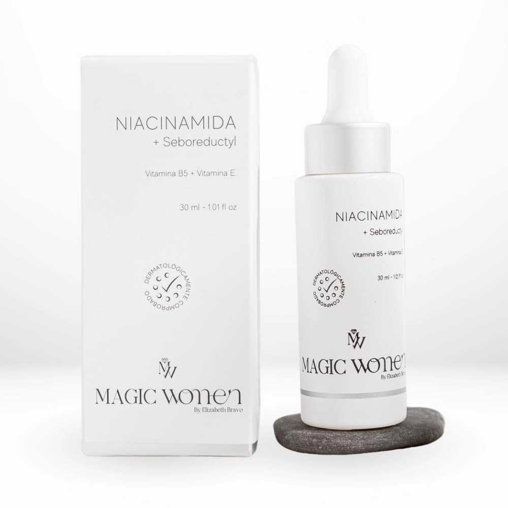 Niacinamide Face Serum 5% – Pore Minimizer with Vitamin B5 & E – Oil Control & Brightening Treatment for Smoother Skin – 1 Fl Oz