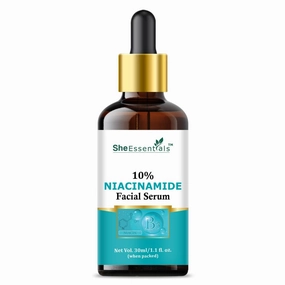 Niacinamide Face Serum for Glowing Skin, Reduces Dullness, Hydrates & Repairs Skin | Day & Night Serum for Dry & Sensitive Skin | For Oil Control & Brightening, Lightweight for All Skin Types - 30ml