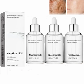 Niacinamide Freckles Removal Serum, Sunnylas Niacinamide Freckles Removal Serum, Niacinamide Serum for Face and Body, Nicotinamide Serum for Blemishes, for All Type Skin (3PCS)