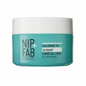 Nip   Fab 2% Hyaluronic Acid Gel Cream for Face Anti-Aging Hydrating Moisturizer for Fine Lines and Wrinkles, Skin-Plumping Skin Care, Smoothing, Moisturizing, Multicolor, 50ML