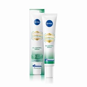 NIVEA Luminous Even Glow Oil Control Face Serum with Thiamidol (60X more effective than Vitamin C), Salicylic Acid, Hyaluronic Acid, Green Tree extracts for Dark Spots Reduction & Hydration