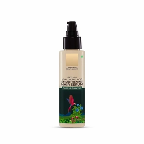 NK Patuá & Hyaluronic Acid Smoothening Hair Serum For Dry & Frizzy Hair, For Hair Smoothening, Hydrates & Detangles, Smoothens Rough Ends