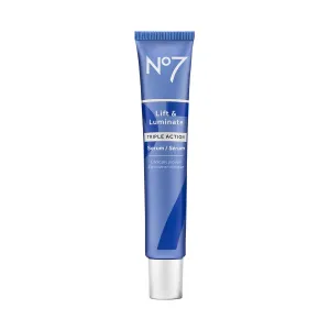 No7 Lift & Luminate Triple Action Face Serum - Collagen Peptide Anti-Wrinkle   Brightening Emblica & Vitamin C Serum   Pro Retinol Skin Firming Hyaluronic Acid & Hibiscus (50ml)
