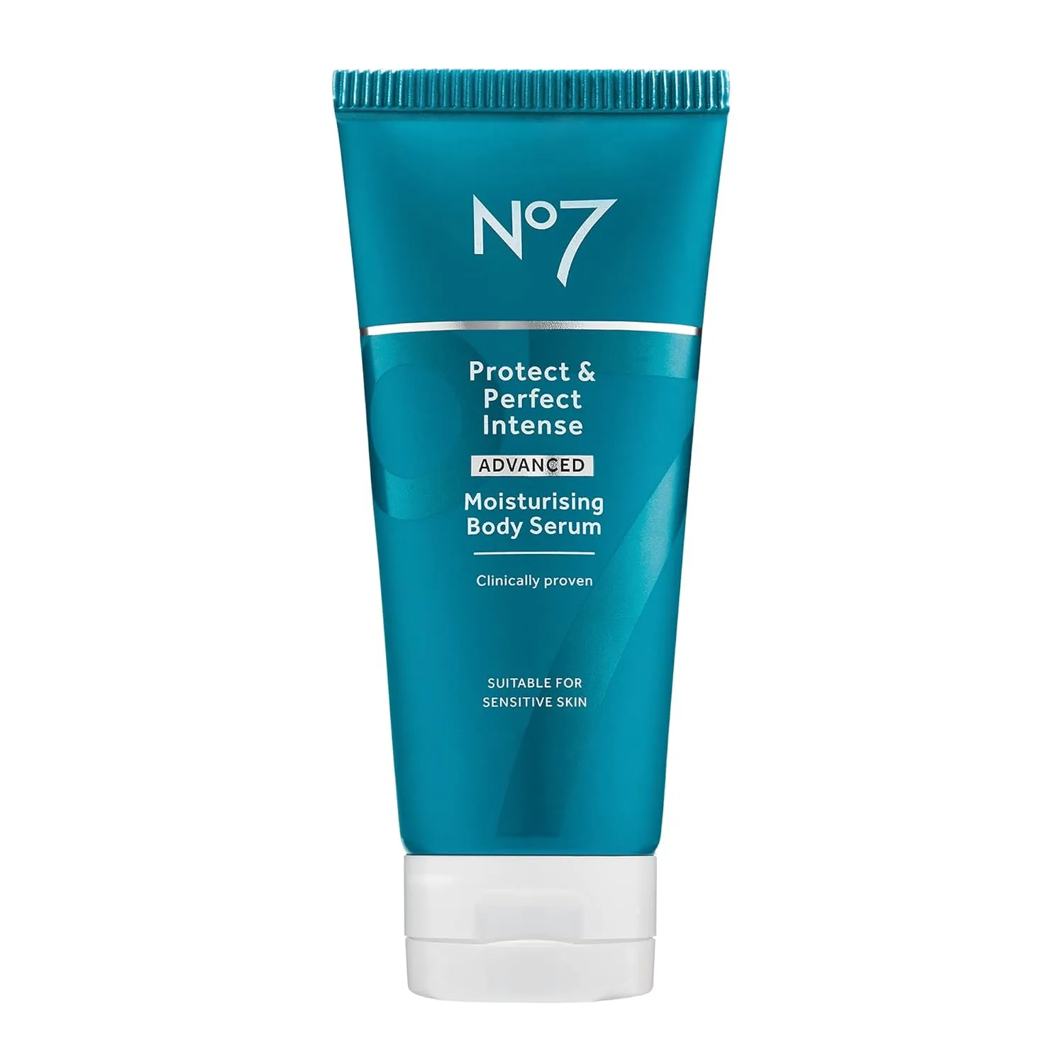 No7 Protect & Perfect Intense Advanced Body Serum - Anti Aging Serum with Hyaluronic Acid & Argan Oil - Collagen Peptide Skin Firming Body Moisturizer (6.7 oz)