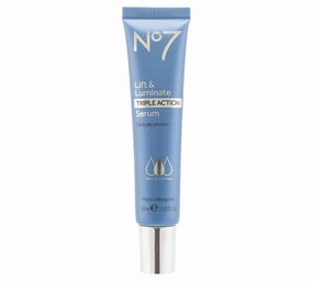 No7 Lift & Luminate Triple Action Face Serum - Collagen Peptide Anti Wrinkle Serum   Brightening Emblica & Vitamin C Face Serum   Pro Retinol Skin Firming Hyaluronic Acid & Hibiscus (30ml)