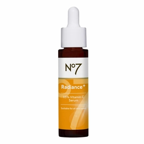 No7 Radiance  15% Vitamin C Serum - Radiance-Boosting Face Serum for Glowing Skin - Re-Energizing Vitamin C Skin Care for Daily Use (0.84 oz)