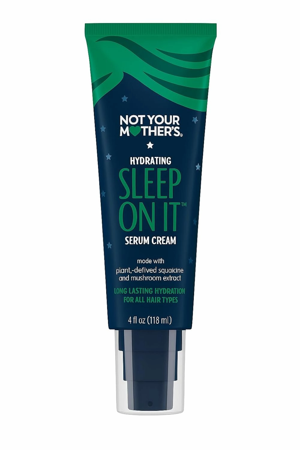 Not Your Mothers Sleep On It Overnight Hydrating Serum Cream 4 oz – Deep Moisture Hair Cream for Curly Hair, Frizz Control, Not Your Mothers Hair Products, Natural Curl Cream for Dry or Damaged Hair