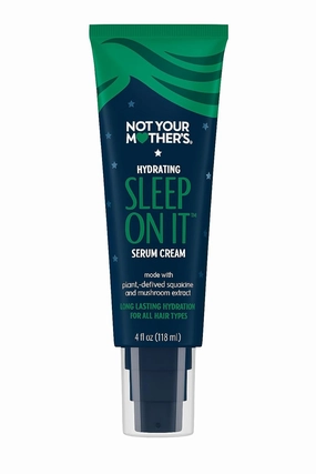 Not Your Mothers Sleep On It Overnight Hydrating Serum Cream 4 oz – Deep Moisture Hair Cream for Curly Hair, Frizz Control, Not Your Mothers Hair Products, Natural Curl Cream for Dry or Damaged Hair