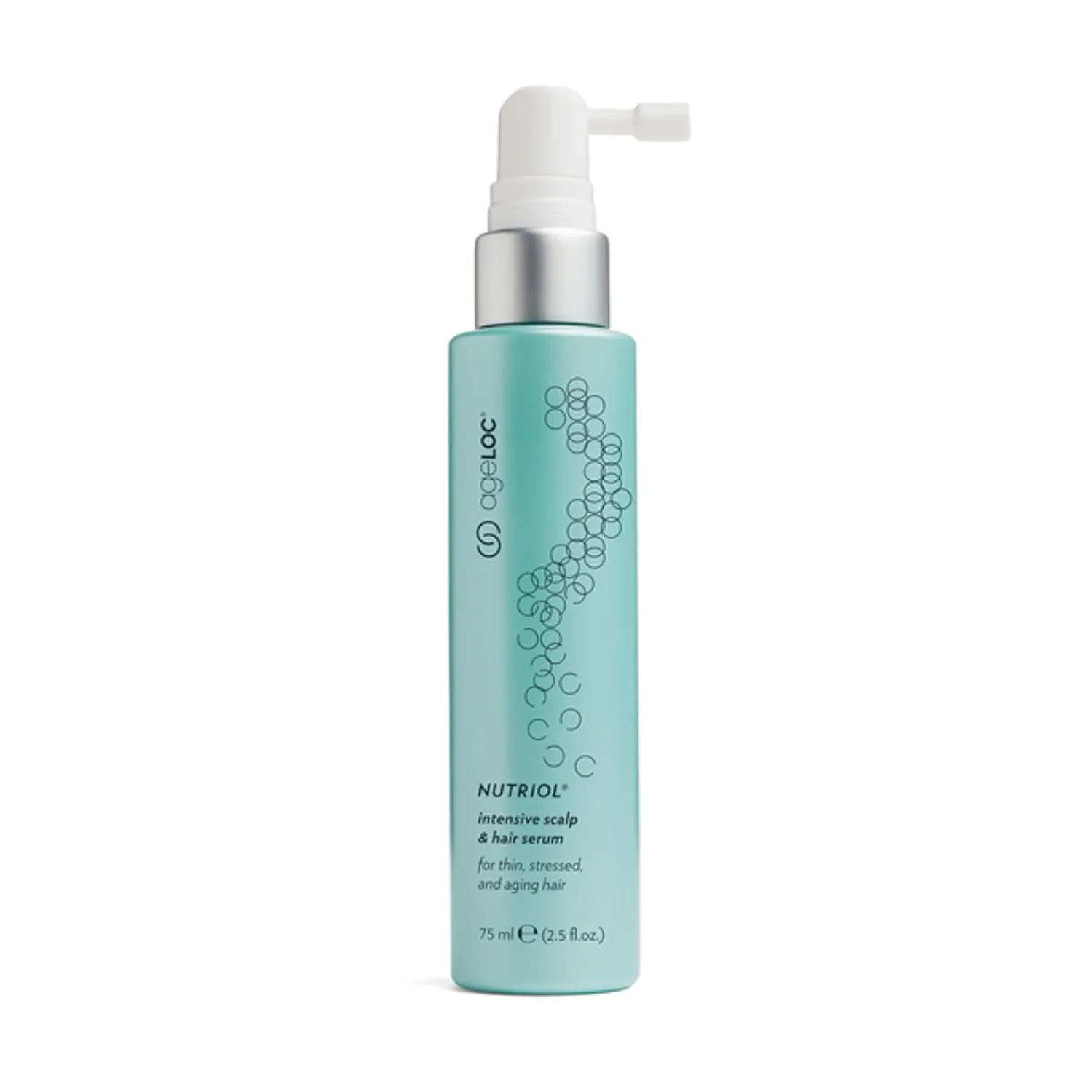Nu Skin ageLOC Nutriol Scalp & Hair Serum | Nourishing Formula for Fuller, Thicker, and Healthier Hair | Antioxidant | Non-Greasy Serum | Scalp Care, Daily Hair Serum | 75ml