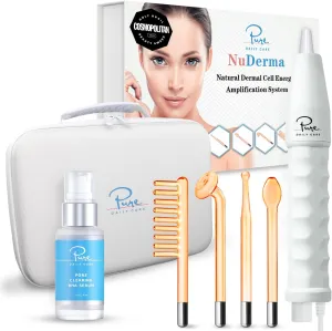 NuDerma Skin Therapy Wand with Carrying Case
