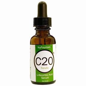NuFountain® C20® Ferulic HAND CRAFTED C20 L-Ascorbic Acid Serum. Made Fresh When Ordered