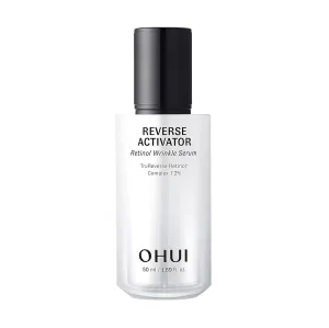 O HUI Reverse Activator Retinol Fine Wrinkle Serum | Korean Skin Care | Comfortable Retinol Serum for Face | Minimal to no irritation | Peptide | Fine Lines & Wrinkles Visibly Reduced by 45%*