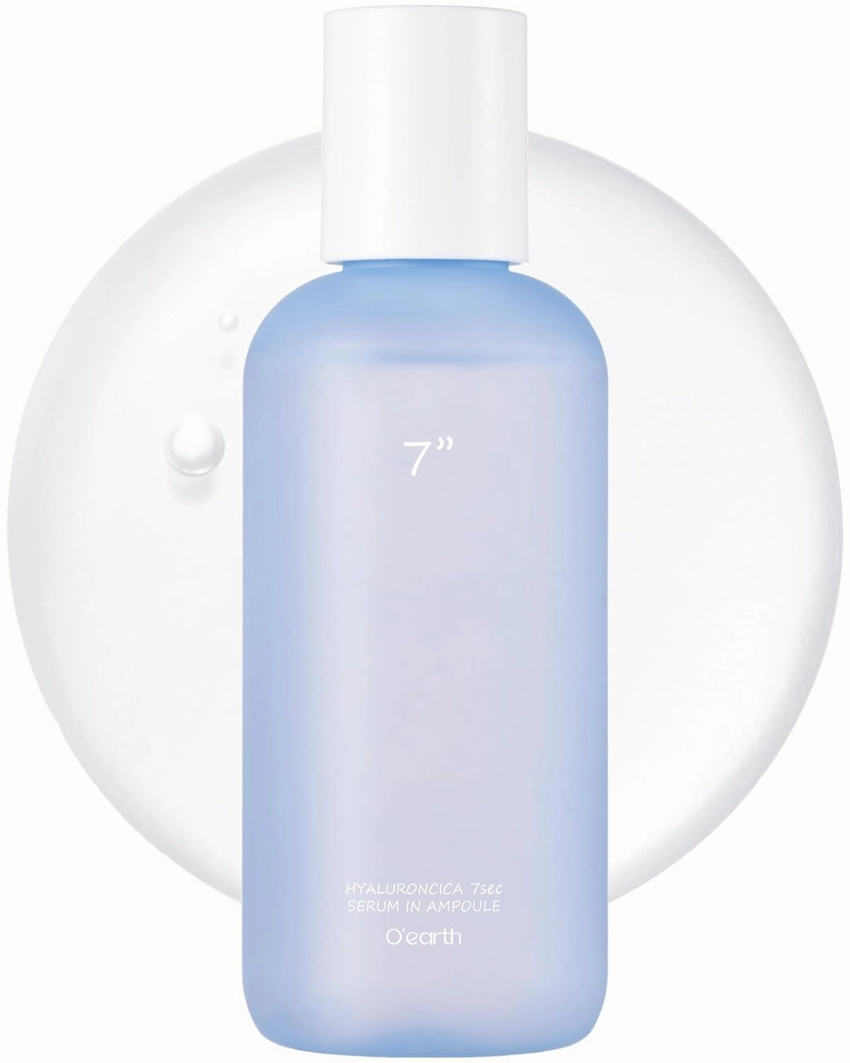 O'EARTH Triple Layer HyaluronCica 7sec Serum In Ampoule - Ultra-Hydrating, Soothing, Non-Sticky Formula for Deep Skin Nourishment and Firmness, 3.6 fl.oz.