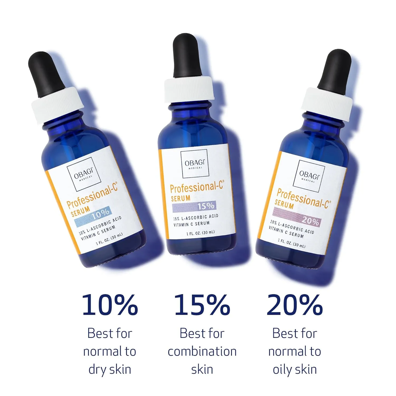 Obagi Professional-C Vitamin C Serum – Helps Brighten Skin Tone and Minimize the Appearance of Fine Lines & Wrinkles – Safe for Sensitive Skin