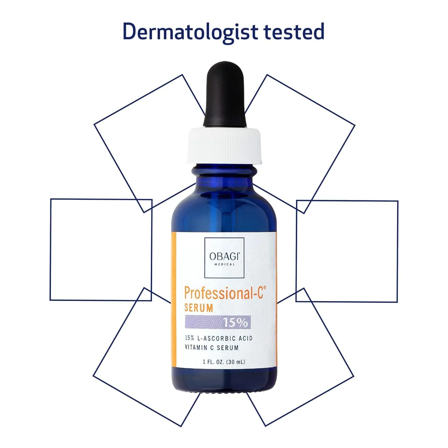 Obagi Professional-C Vitamin C Serum – Helps Brighten Skin Tone and Minimize the Appearance of Fine Lines & Wrinkles – Safe for Sensitive Skin