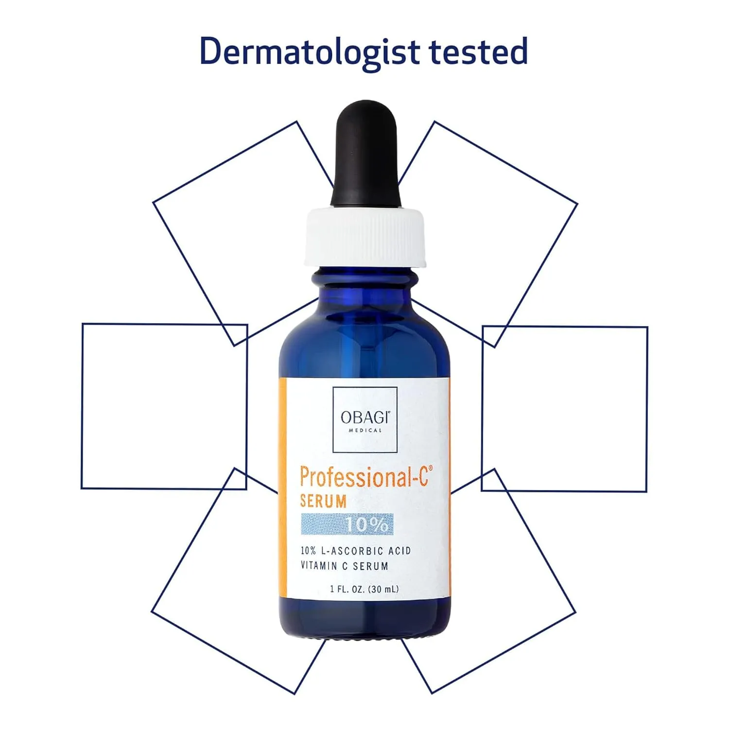 Obagi Professional-C Vitamin C Serum – Helps Brighten Skin Tone and Minimize the Appearance of Fine Lines & Wrinkles – Safe for Sensitive Skin