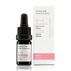 Odacité Acne Serum Concentrate for Face, Pore Cleanser Facial Oil for Pimples with Black Cumin   Cajeput - Purifying Facial Serum with Vitamin A & Natural Ingredients - 0.17 Fl. Oz