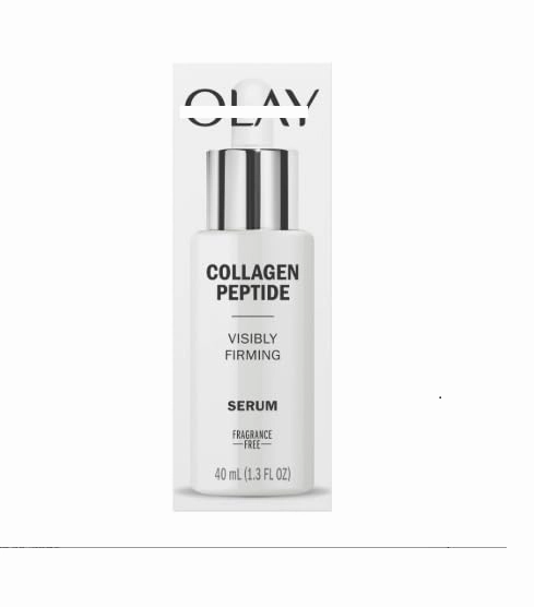 Ol~ay Regenerist Collagen Peptide 24 Serum, Fragrance-Free, Everyday Care, All Skin Types, 1.3 fl oz~ (Pack 01)