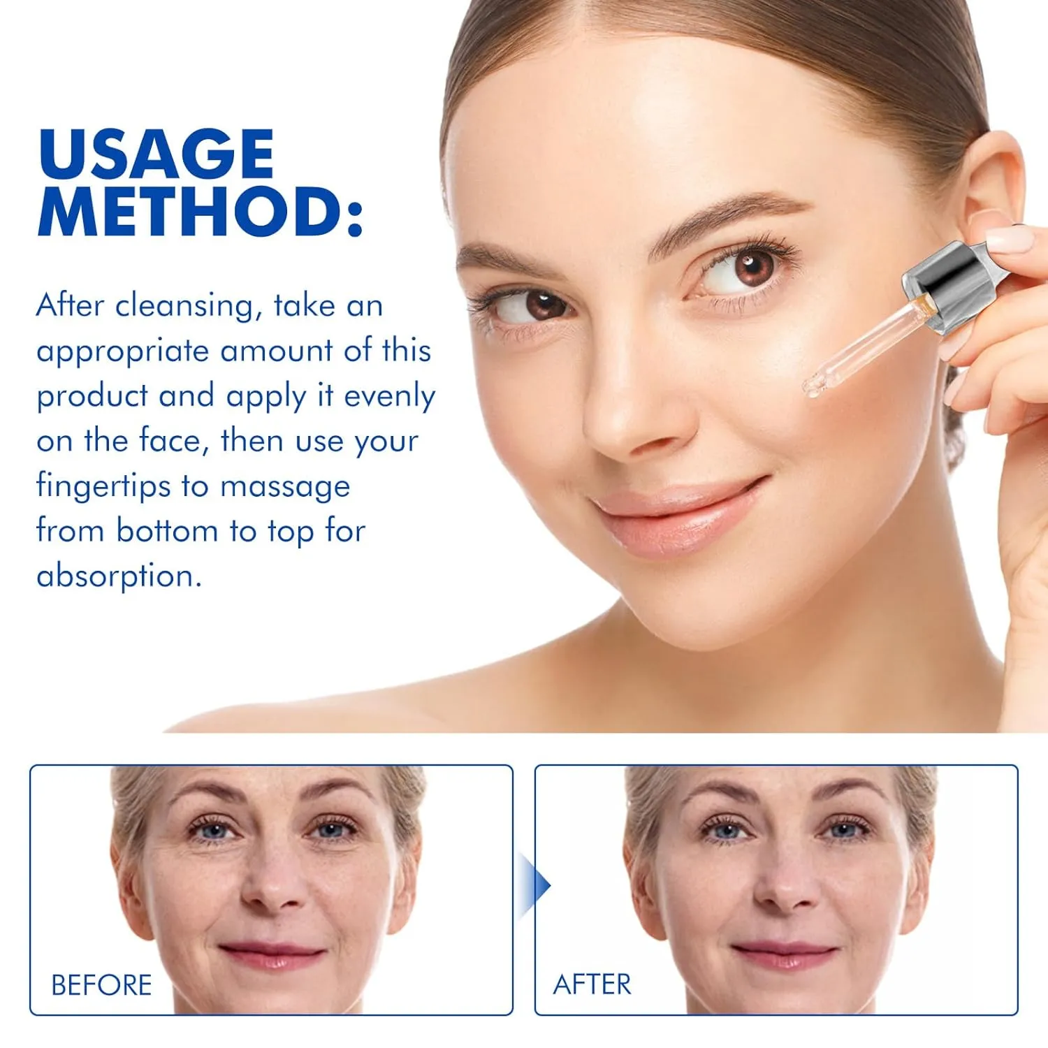 Olavita Face Serum,olavita liquid solution anti aging serum,antiaging face serum,Intensely firms skin, smoothes wrinkles and fine lines (One Size, 2)