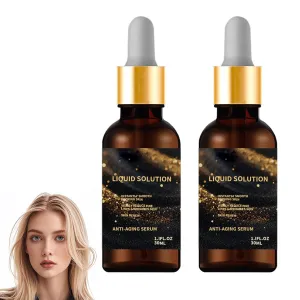 Olavita Face Serum,olavita liquid solution anti aging serum,antiaging face serum,Intensely firms skin, smoothes wrinkles and fine lines (One Size, 2)
