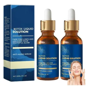 Olavita Facial Serum, Soothing, Vitamin C and E Serum, Anti-Aging Firming Facial Serum, Boosts Skin Collagen Production, Reduces Wrinkles, Plumps Skin (2pcs) Vv-001