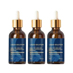 Olavita Serum, Olavita Liquid Solution Anti Aging Serum, Vitamin C Gel, Anti Aging Face Tightening, Boost Skin Collagen, Reduce Wrinkles & Plump Skin(3pcs)