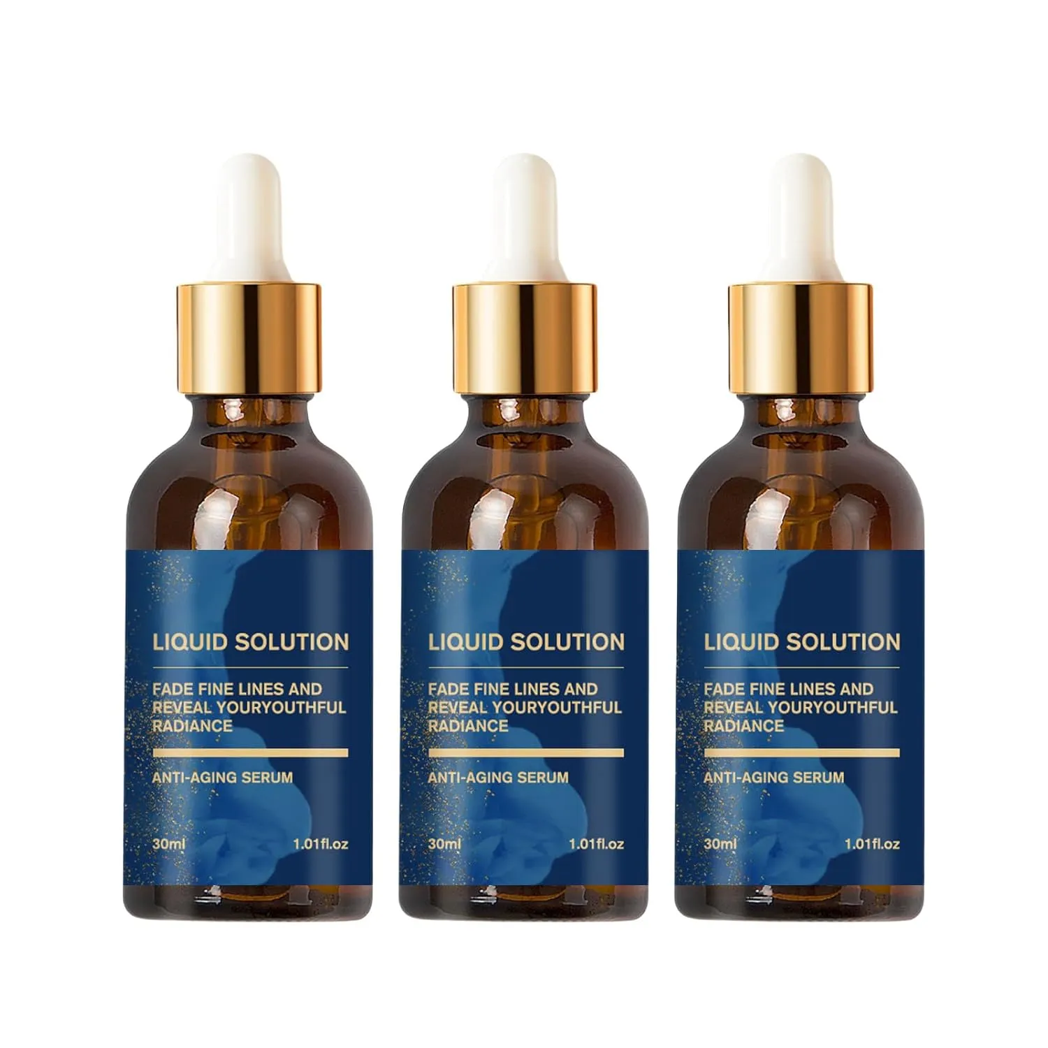 Olavita Serum, Olavita Liquid Solution Anti Aging Serum, Vitamin C Gel, Anti Aging Face Tightening, Boost Skin Collagen, Reduce Wrinkles & Plump Skin(3pcs)