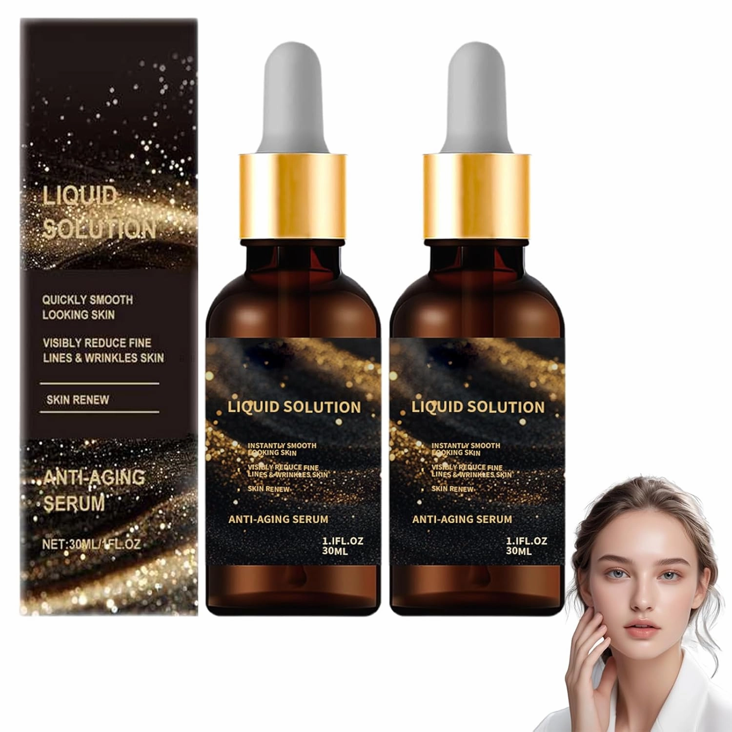 Olavita Face Serum,olavita liquid solution anti aging serum,antiaging face serum,Intensely firms skin, smoothes wrinkles and fine lines,Deep Moisturizing (2)