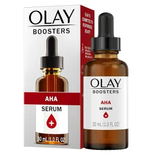 Olay AHA Serum, Brightening Booster, Fragrance-Free, 1.0 oz