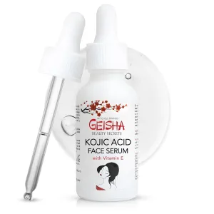 OMIC Geisha, Kojic Acid Serum, 1 Fl oz / 30ml, Helps to Reduce Dark Spots on Face, Body, Armpits, Elbows, Knees, Made in USA