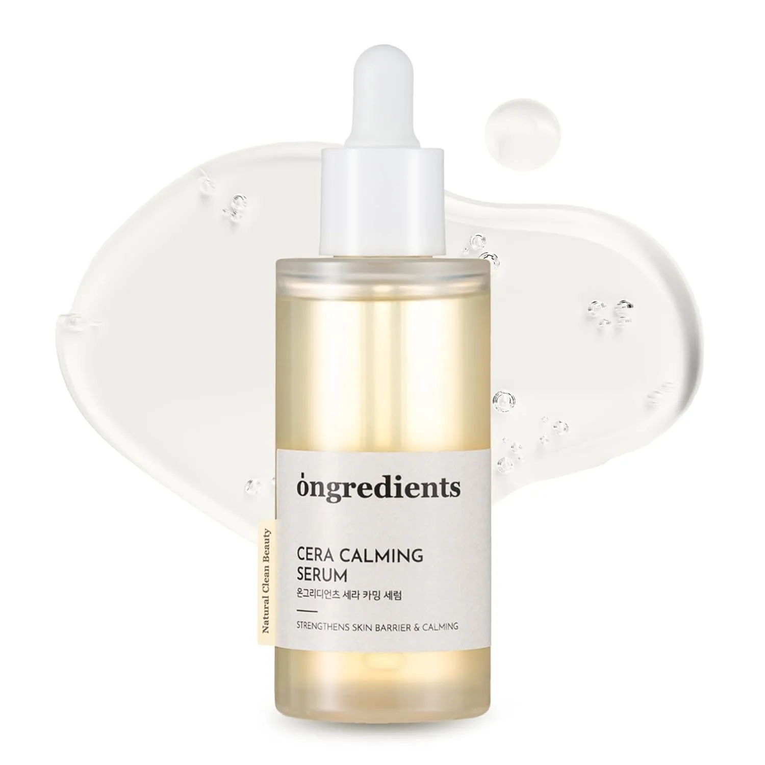 ONGREDIENTS Cera Calming Serum | Hydrating Facial Serum for Dry, Sensitive Skin | Centella, Panthenol, Ceramide, Soothing Calming, Daily Skin Barrier Care | Vegan, Korean Skin Care 50ml / 1.69 fl Oz