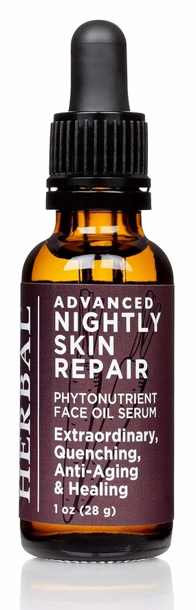 Ora's Amazing Herbal Advanced Nightly Repair, Tamanu Oil Blend, Vegan Face Serum, Retinol Free Anti-aging Face Oil, 1 oz