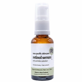 Organic Bee Venom   Manuka Honey Face Serum | Hydrating, Resurfacing, Collagen Booster | 2 month supply, 1oz/30ml | Made in New Zealand