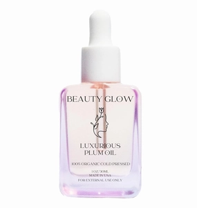 Organic Plum Oil Cold Pressed for Face Anti-Aging Facial Moisturizer Plumping Miracle Serum Natural Skincare Beauty Glow Antioxidant 1 Fl Oz/30mL