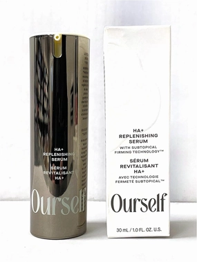 Ourself HA  Replenishing Serum – Hydrating Hyaluronic Acid Face Serum for Plumper, Smoother Skin – Dermatologist-Tested, Fragrance-Free – 1 fl oz