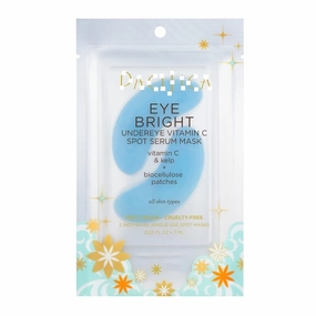 Paci.fica Eye Bright Vitamin C Spot Serum Mask – Brightening Under-Eye Patches for Dark Circles & Fine Lines, Hydrating Vitamin C Eye Masks, Vegan Skin Care Vegan