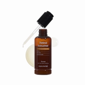 papa recipe Retinol Bakuchiol Serum, Anti-aging with Low Irritation, Reduce Wrinkles, Fine Lines, & Signs of Aging, Dead Skin Cells, Gentle Daily Skincare, 30ml/1.01oz, Korean Skincare