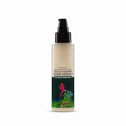 Patuá & Hyaluronic Acid Smoothening Hair Serum For Dry & Frizzy Hair, Serum For Hair Smoothening, Hydrates & Detangles, Smoothens Rough Ends, For Unisex, 100ml