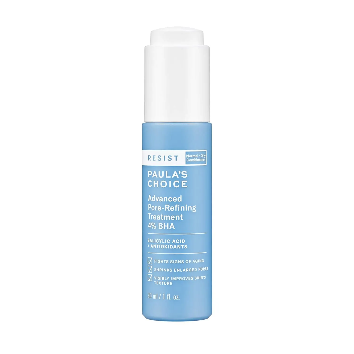 Paula's Choice RESIST Advanced Pore Refining Treatment 4% BHA Serum, Salicylic Acid & Green Tea, Anti-Aging Exfoliant for Oily Skin, 1 Ounce