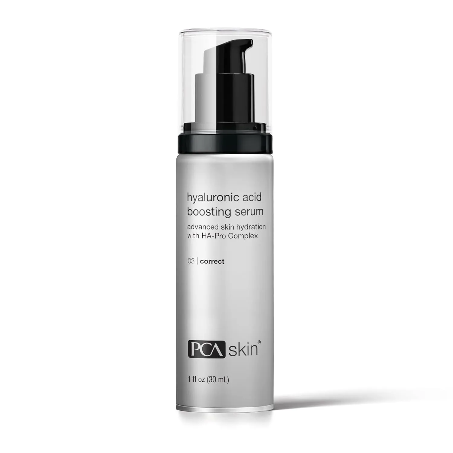 PCA SKIN Hyaluronic Acid Boosting Face Serum, Hyaluronic Acid Serum for Face Made with Niacinamide and Ceramides, Helps Reduce Fine Lines and Wrinkles and Delivers 24-Hour Moisturization, 1 oz Pump