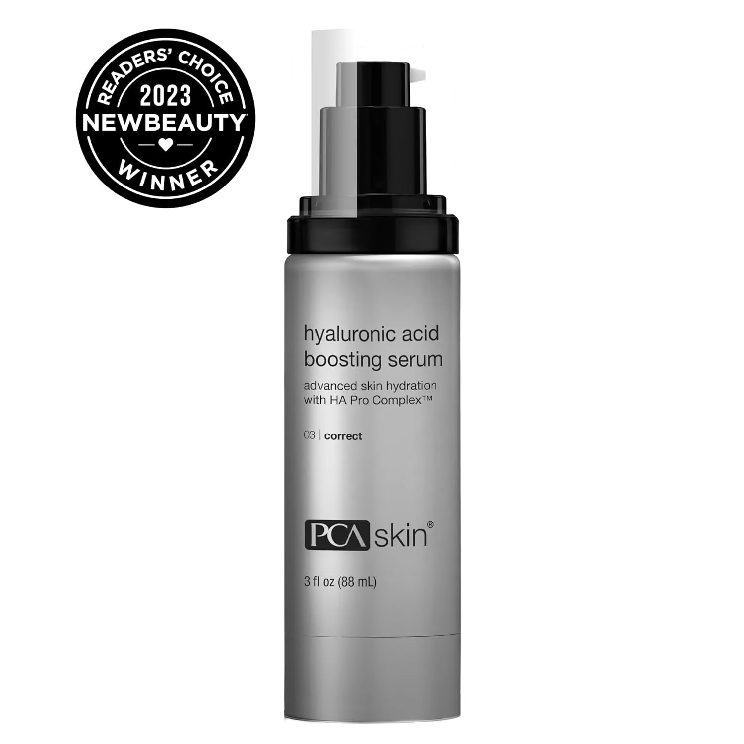 PCA SKIN Hyaluronic Acid Boosting Face Serum, Hyaluronic Acid Serum for Face Made with Niacinamide and Ceramides, Helps Reduce Fine Lines and Wrinkles and Delivers 24-Hour Moisturization, 1 oz Pump