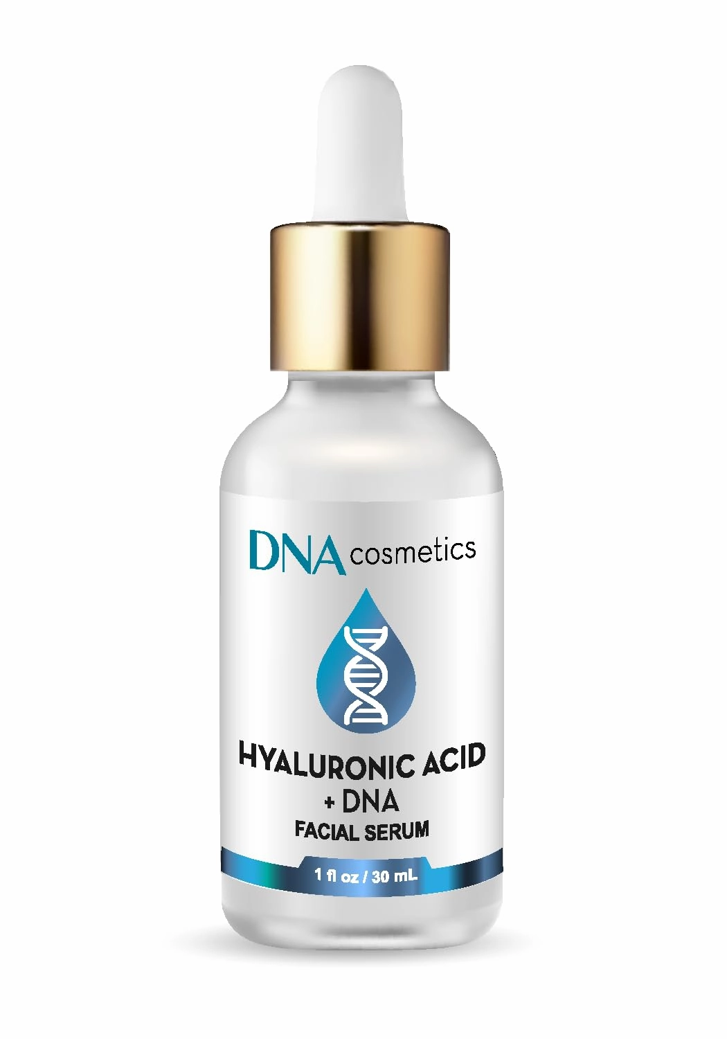 PDRN Hyaluronic Acid Serum with DNA Repair Enzymes – Anti-Aging, Hydrating & Brightening, Wrinkles, Dark Spots & Youthful Skin HA Acido Hialuronico – 1 fl oz