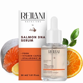 PDRN Serum - Skin Care Solution with Salmon DNA, Hyaluronic Acid, Tripeptid 1, Vitamins - 10000ppm Ultra Hydrating Serum for Facial Blemishes, Fine Lines, Collagen & Elastin Production