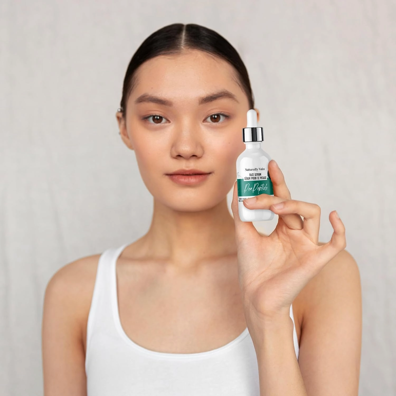 Pea Peptide Face Serum for Younger & Glowing Skin, Anti-Wrinkle Face Lift Serum with Blend of Advanced Peptides & Antioxidants, Refine Skin & Smooth Fine Lines, 2oz (4-Pack)