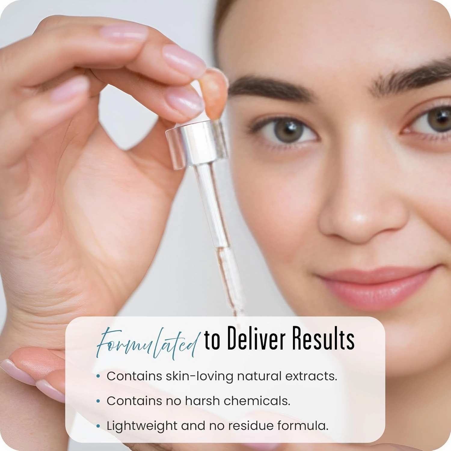 Pea Peptide Face Serum for Younger & Glowing Skin, Anti-Wrinkle Face Lift Serum with Blend of Advanced Peptides & Antioxidants, Refine Skin & Smooth Fine Lines, 2oz (4-Pack)