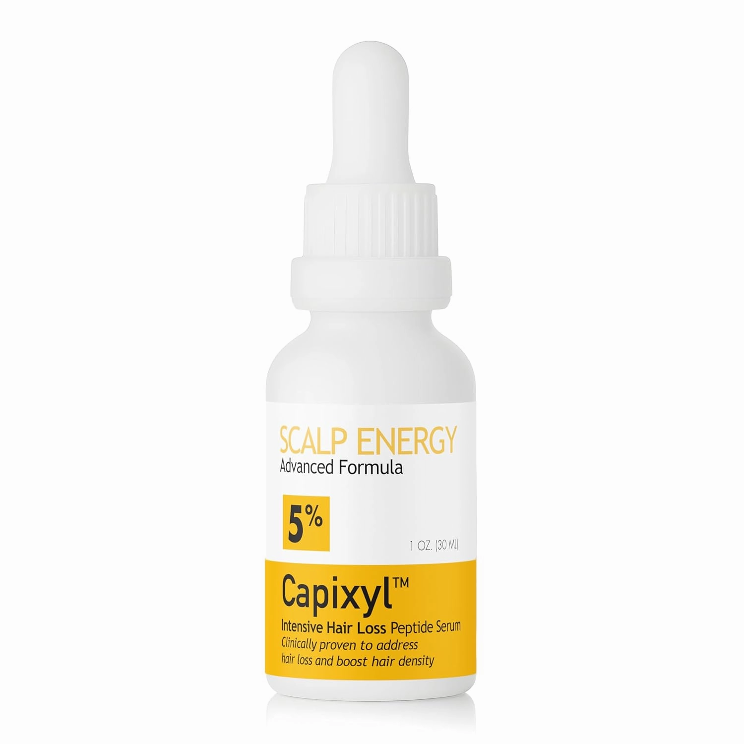 Peptide Vegan 5% Hair Growth Serum With Capixyl - Hair Growth Products for Men & Women Helps Reduce Hair Loss, Strengthen & Thicken Vegan Hair Serum for Thinning Hair