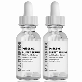 Peptides Serum For Face, 2 PCS Buffet Multi Peptide Face Serum For Anti-aging, Moisturizing, Fine Lines & Acne.